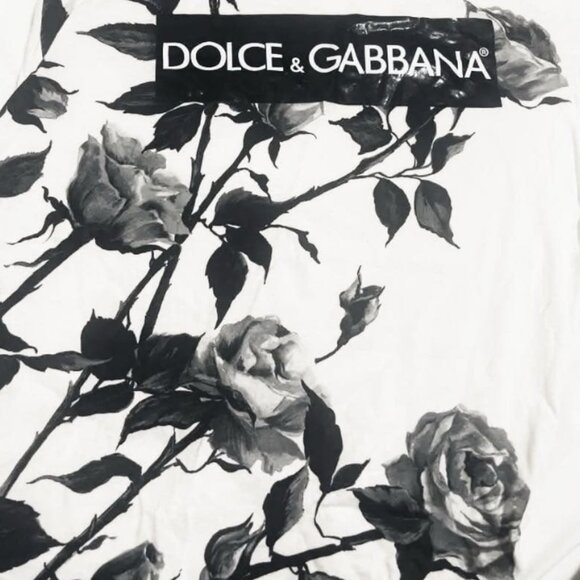 DOLCE & GABBANA Logo Tape Printed T-Shirt -can be UNISEX - Picture 10 of 12